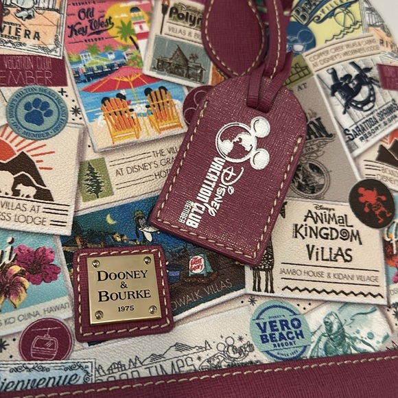 Dooney & Bourke Disney Vacation Club Zip Satchel - Picture 2 of 6